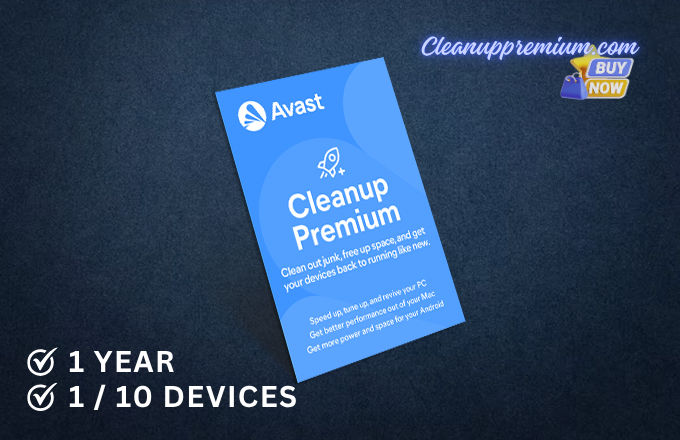 Avast Cleanup Premium - 1 / 10 Devices - 1 Year